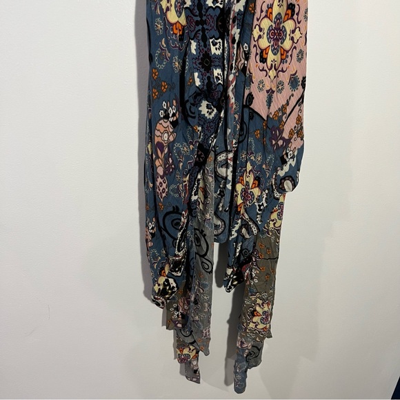 Free People Little Wing Mix Print Kimono One Size - Picture 3 of 9